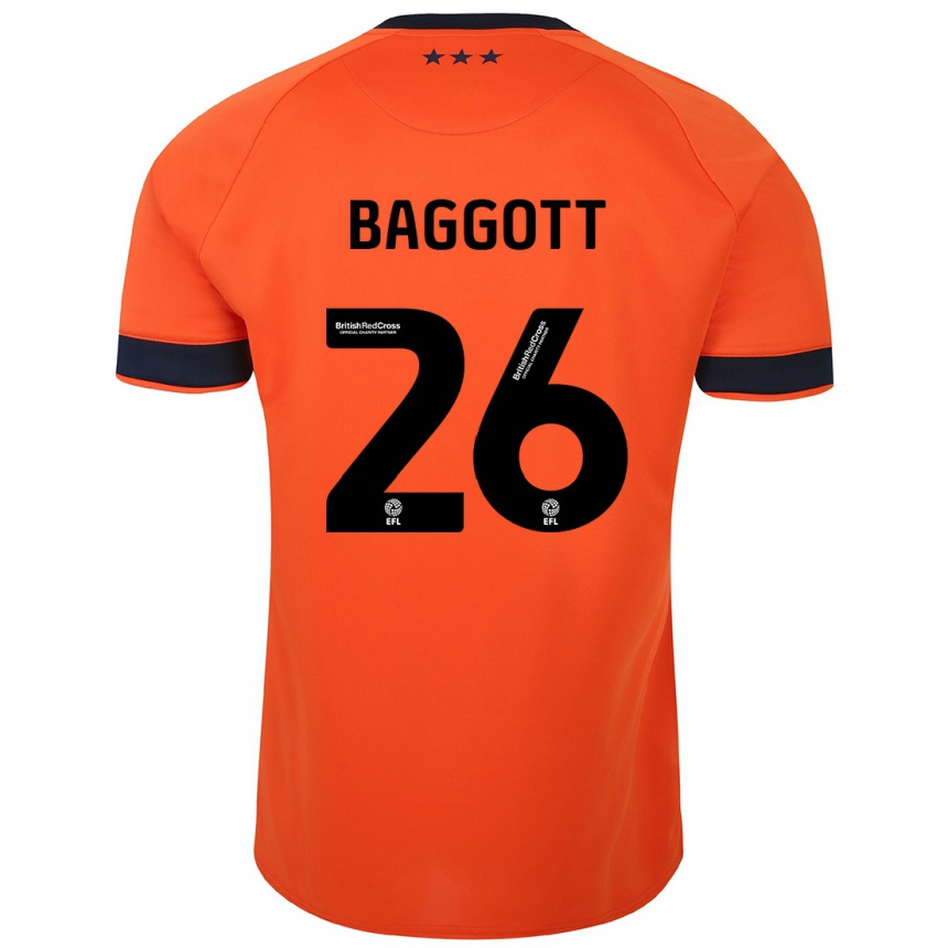 Mujer Fútbol Camiseta Elkan Baggott #26 Naranja 2ª Equipación 2023/24 Perú