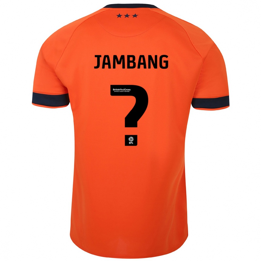 Mujer Fútbol Camiseta Ayyuba Jambang #0 Naranja 2ª Equipación 2023/24 Perú