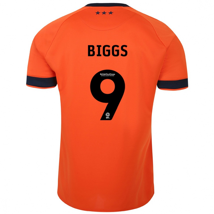 Mujer Fútbol Camiseta Maddie Biggs #9 Naranja 2ª Equipación 2023/24 Perú