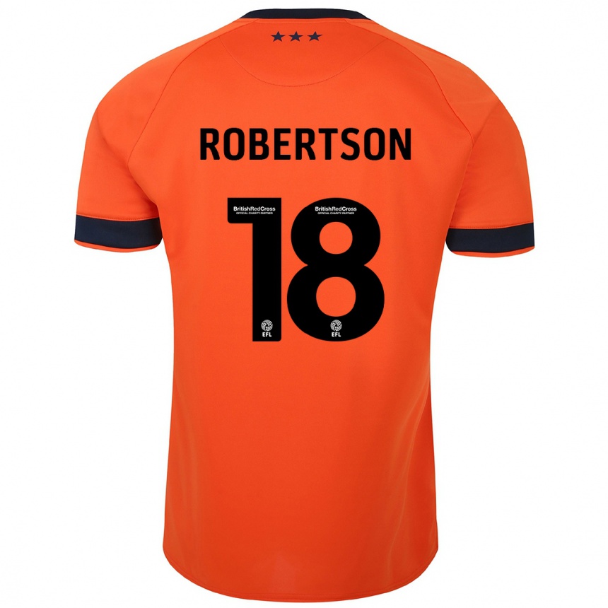 Mujer Fútbol Camiseta Kyra Robertson #18 Naranja 2ª Equipación 2023/24 Perú