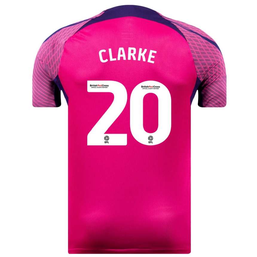 Mujer Fútbol Camiseta Jack Clarke #20 Morado 2ª Equipación 2023/24 Perú