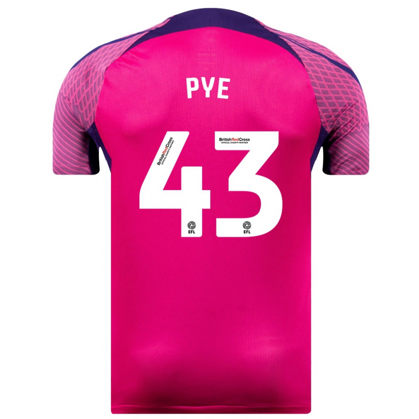 Mujer Fútbol Camiseta Connor Pye #43 Morado 2ª Equipación 2023/24 Perú