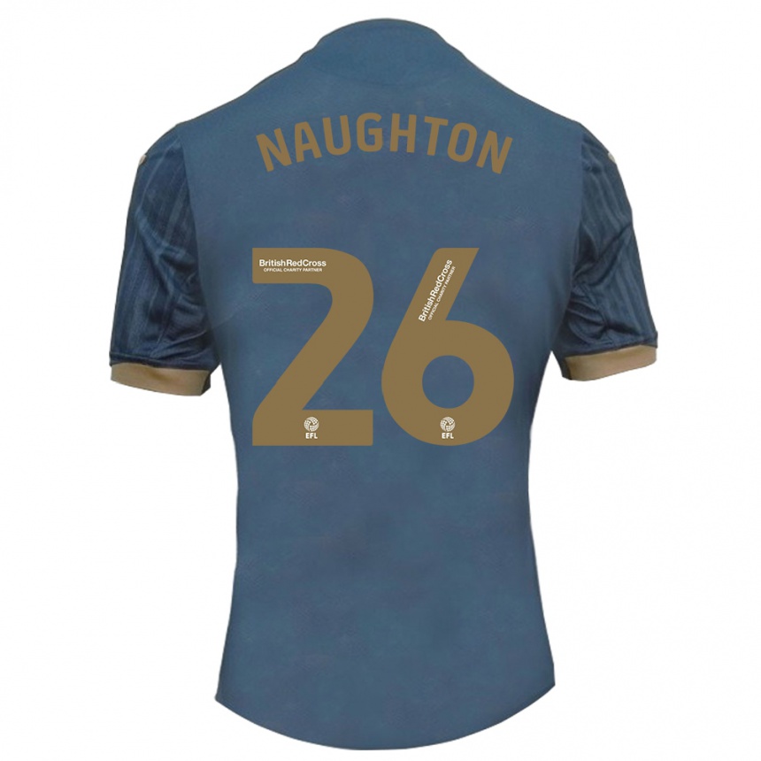 Mujer Fútbol Camiseta Kyle Naughton #26 Verde Azulado Oscuro 2ª Equipación 2023/24 Perú