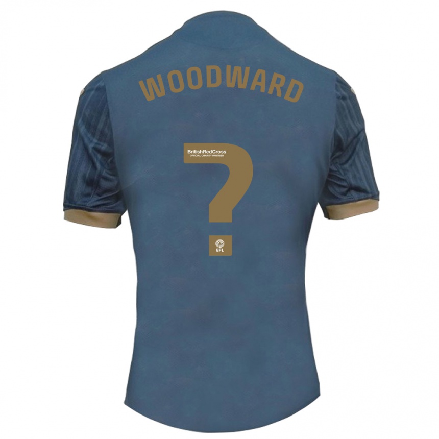 Mujer Fútbol Camiseta Thomas Woodward #0 Verde Azulado Oscuro 2ª Equipación 2023/24 Perú