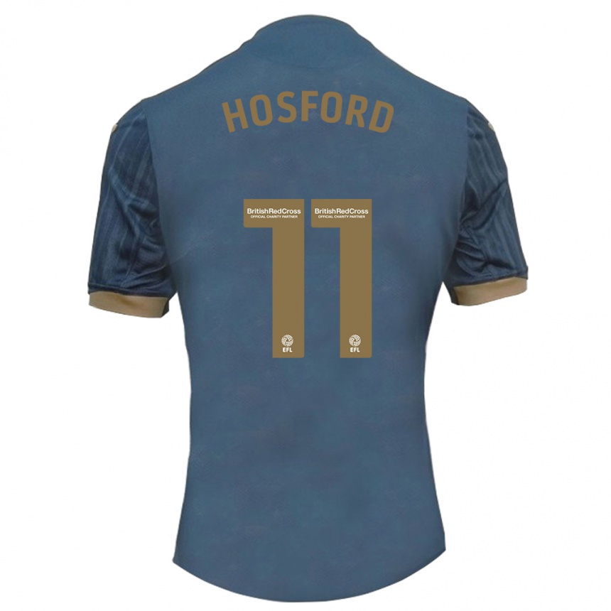 Mujer Fútbol Camiseta Katy Hosford #11 Verde Azulado Oscuro 2ª Equipación 2023/24 Perú