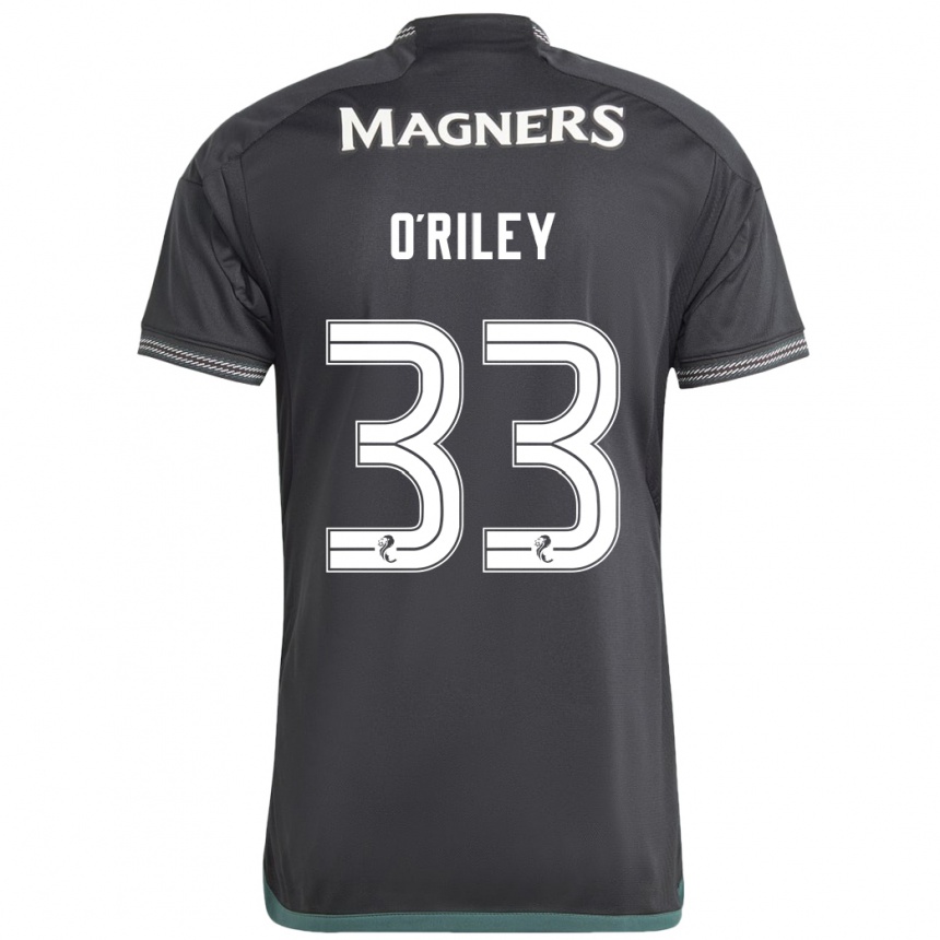 Mujer Fútbol Camiseta Matt O'riley #33 Negro 2ª Equipación 2023/24 Perú