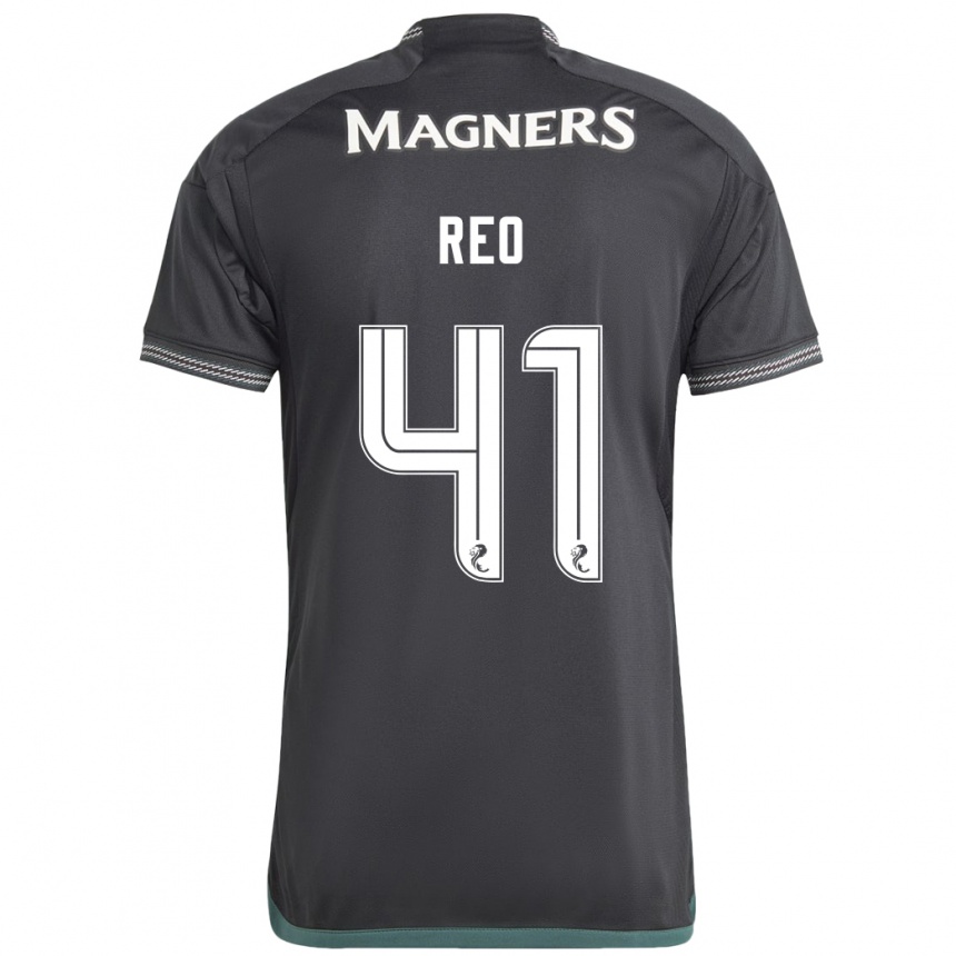 Mujer Fútbol Camiseta Reo Hatate #41 Negro 2ª Equipación 2023/24 Perú