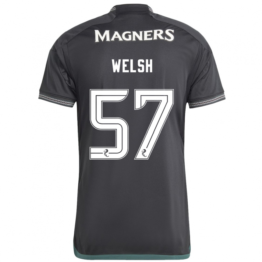 Mujer Fútbol Camiseta Stephen Welsh #57 Negro 2ª Equipación 2023/24 Perú