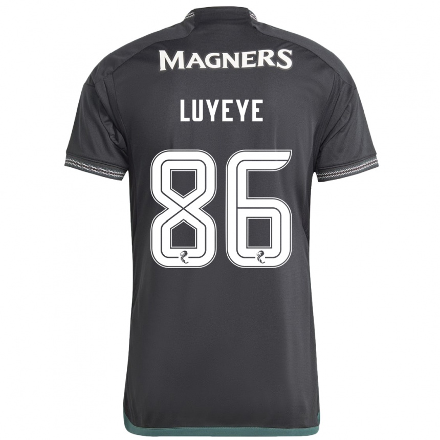 Mujer Fútbol Camiseta Benny-Jackson Luyeye #86 Negro 2ª Equipación 2023/24 Perú