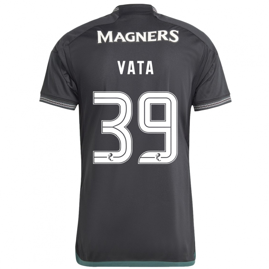 Mujer Fútbol Camiseta Rocco Vata #39 Negro 2ª Equipación 2023/24 Perú