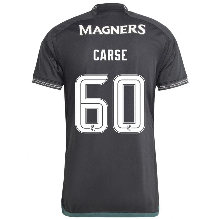 Mujer Fútbol Camiseta Mackenzie Carse #60 Negro 2ª Equipación 2023/24 Perú