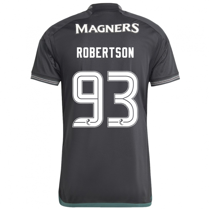 Mujer Fútbol Camiseta Mitchell Robertson #93 Negro 2ª Equipación 2023/24 Perú