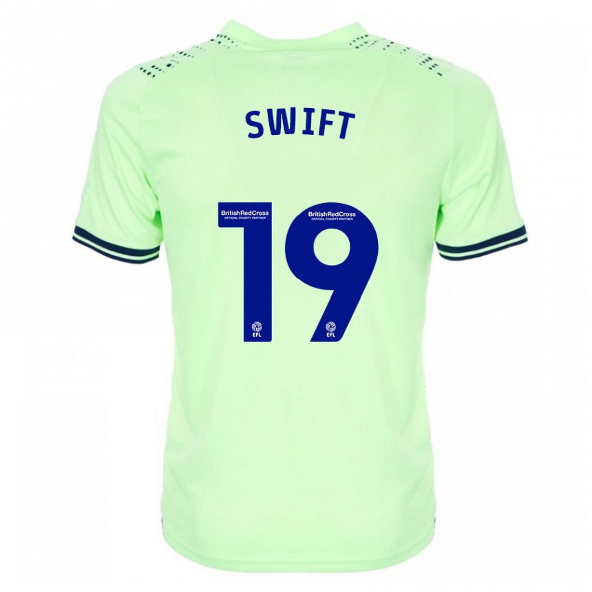 Mujer Fútbol Camiseta John Swift #19 Armada 2ª Equipación 2023/24 Perú