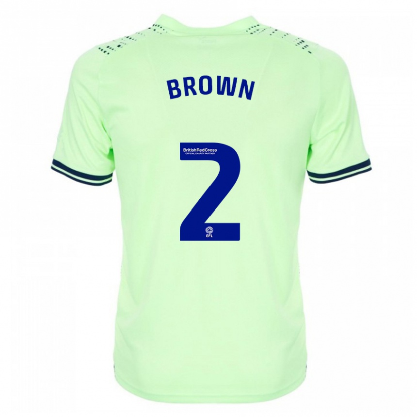 Mujer Fútbol Camiseta Ashlee Brown #2 Armada 2ª Equipación 2023/24 Perú