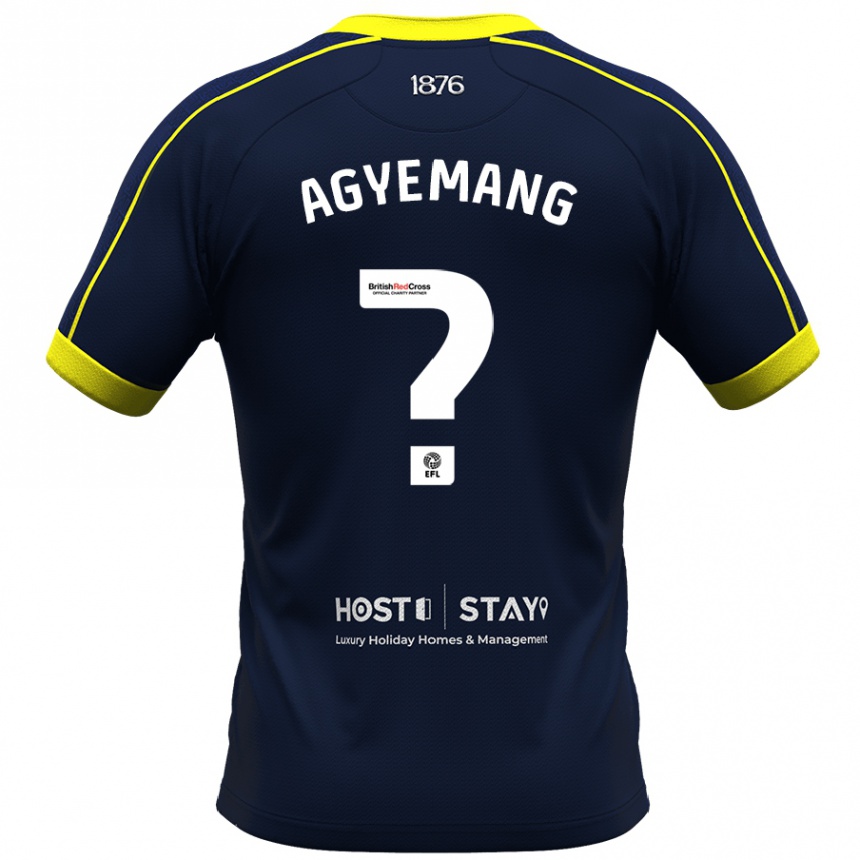 Mujer Fútbol Camiseta Terrell Agyemang #0 Armada 2ª Equipación 2023/24 Perú