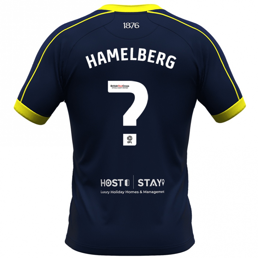 Mujer Fútbol Camiseta Eric Hamelberg #0 Armada 2ª Equipación 2023/24 Perú