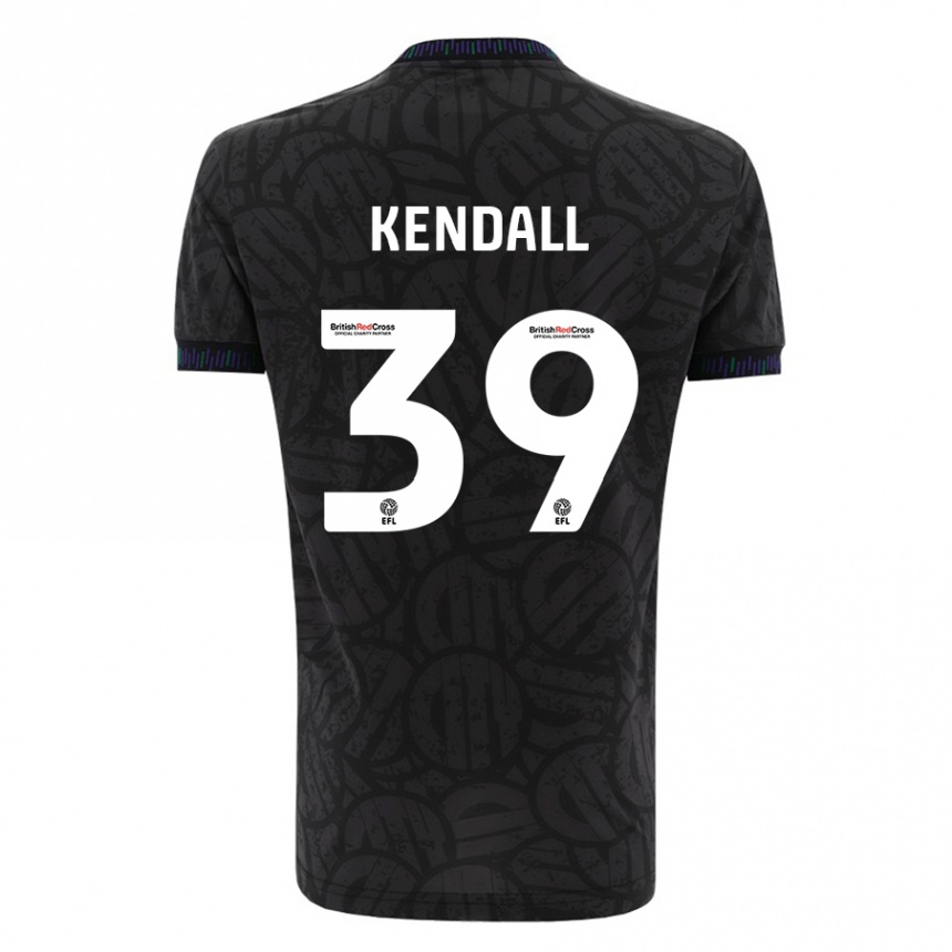 Mujer Fútbol Camiseta Maya Kendall #39 Negro 2ª Equipación 2023/24 Perú