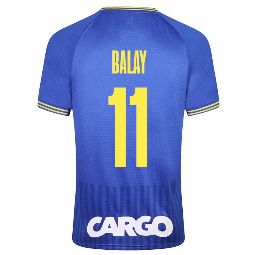 Mujer Fútbol Camiseta Yehuda Balay #11 Azul 2ª Equipación 2023/24 Perú