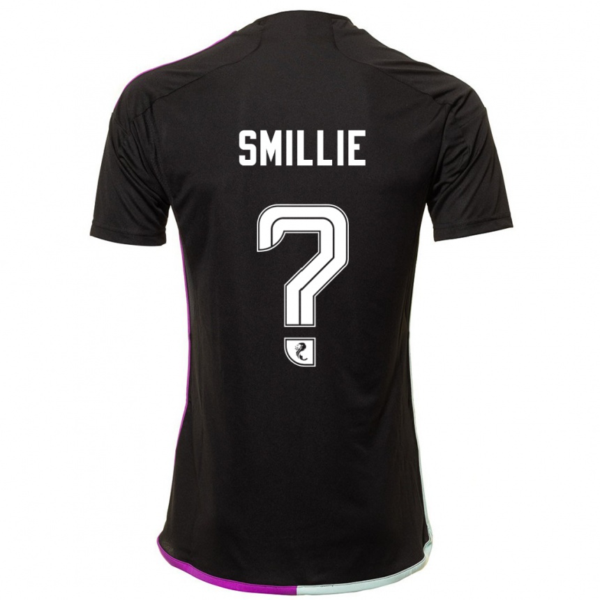 Mujer Fútbol Camiseta Reuben Smillie #0 Negro 2ª Equipación 2023/24 Perú