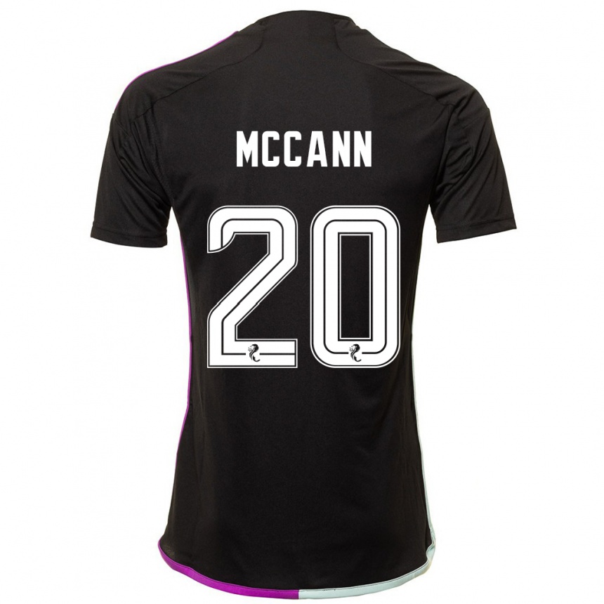 Mujer Fútbol Camiseta Annalisa Mccann #20 Negro 2ª Equipación 2023/24 Perú