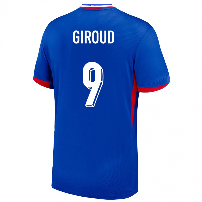 Niño Fútbol Camiseta Francia Olivier Giroud #9 Azul 1ª Equipación 24-26 Perú