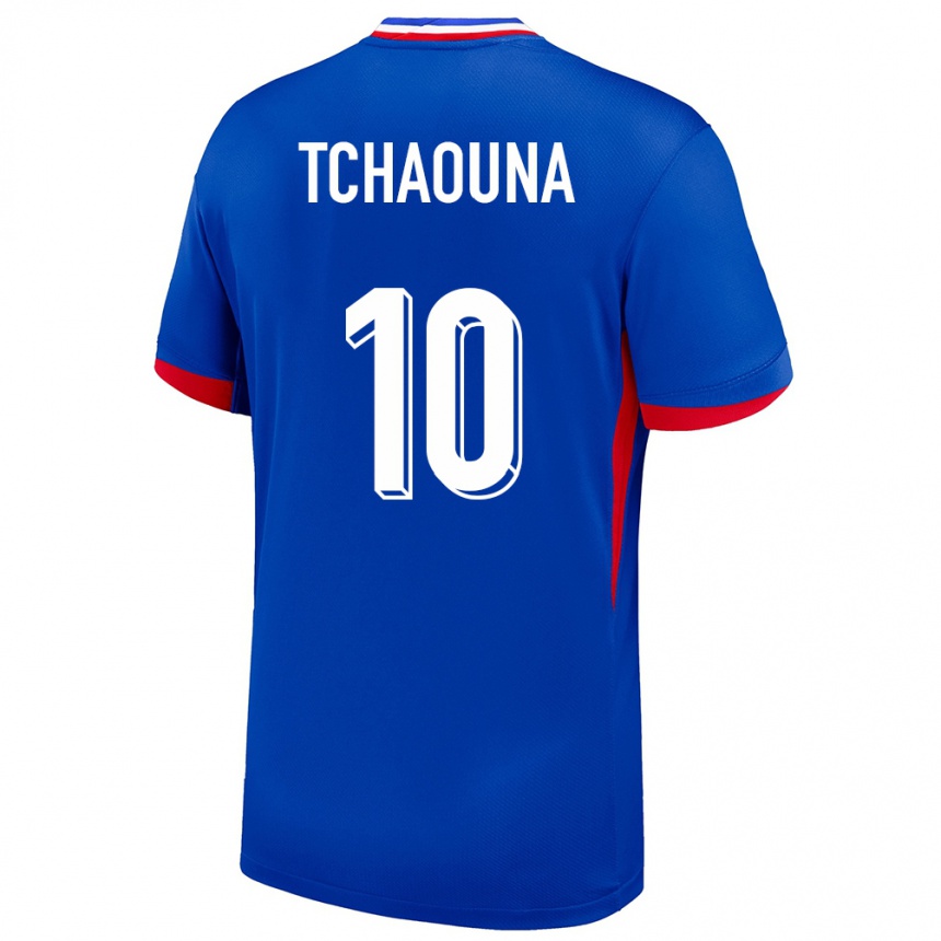 Niño Fútbol Camiseta Francia Loum Tchaouna #10 Azul 1ª Equipación 24-26 Perú