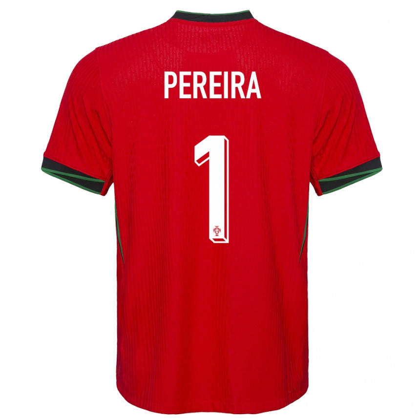 Niño Fútbol Camiseta Portugal Ines Pereira #1 Rojo 1ª Equipación 24-26 Perú