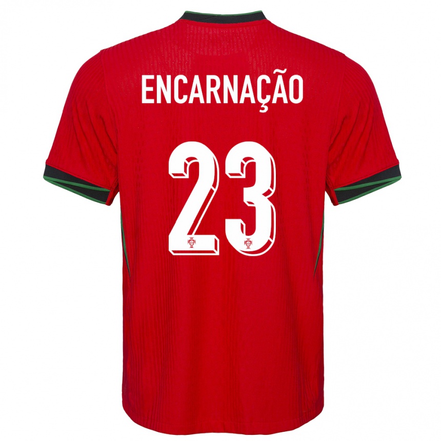 Niño Fútbol Camiseta Portugal Telma Encarnacao #23 Rojo 1ª Equipación 24-26 Perú