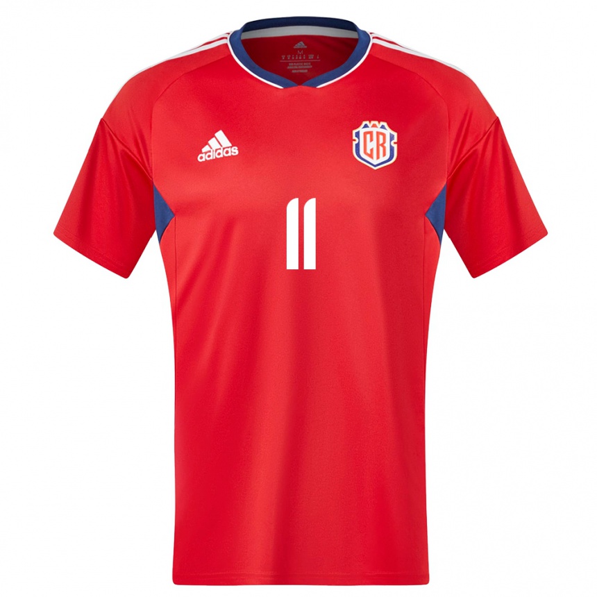 Niño Fútbol Camiseta Costa Rica Raquel Rodriguez #11 Rojo 1ª Equipación 24-26 Perú