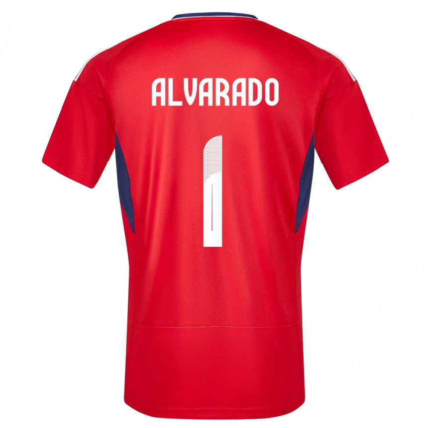 Niño Fútbol Camiseta Costa Rica Esteban Alvarado #1 Rojo 1ª Equipación 24-26 Perú