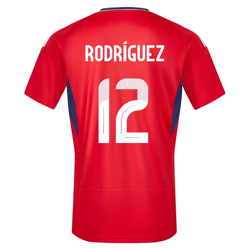 Niño Fútbol Camiseta Costa Rica Lixy Rodriguez #12 Rojo 1ª Equipación 24-26 Perú