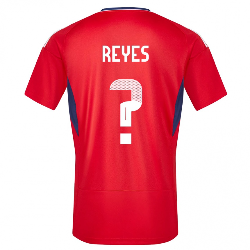 Niño Fútbol Camiseta Costa Rica Kenan Reyes #0 Rojo 1ª Equipación 24-26 Perú