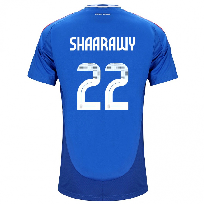 Niño Fútbol Camiseta Italia Stephan El Shaarawy #22 Azul 1ª Equipación 24-26 Perú