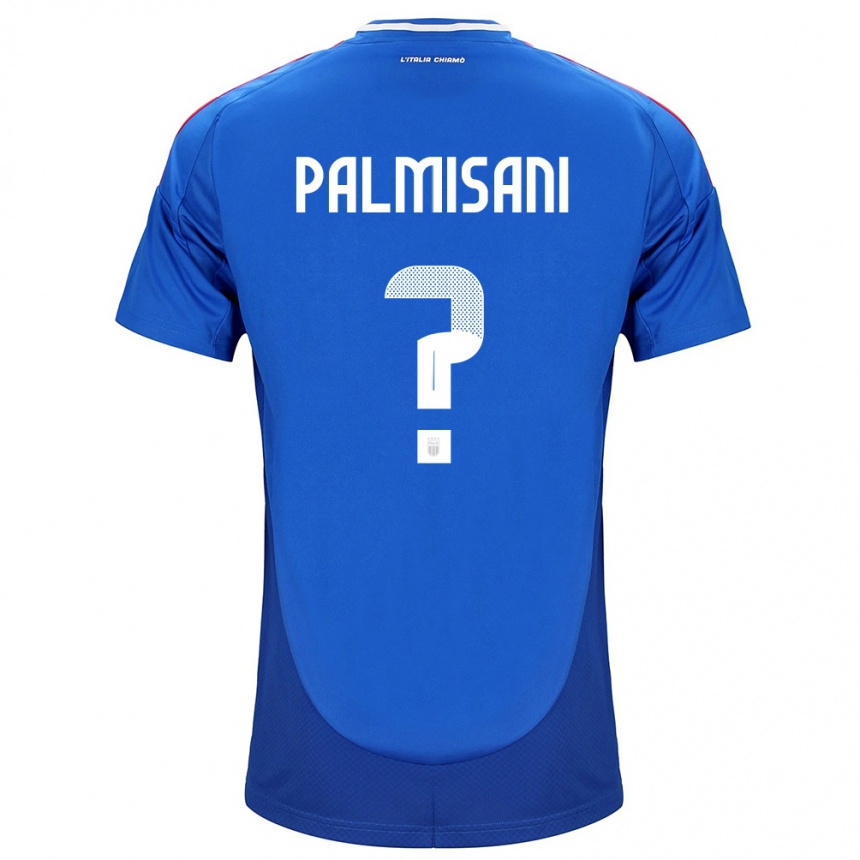 Niño Fútbol Camiseta Italia Lorenzo Palmisani #0 Azul 1ª Equipación 24-26 Perú