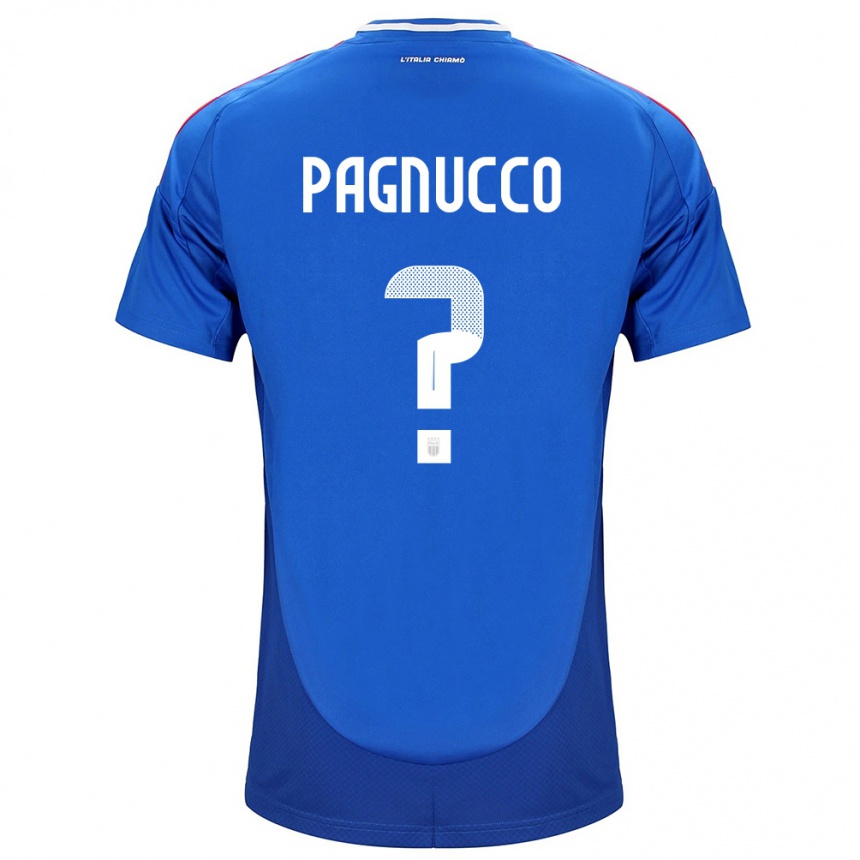 Niño Fútbol Camiseta Italia Filippo Pagnucco #0 Azul 1ª Equipación 24-26 Perú