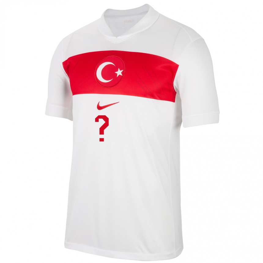 Niño Fútbol Camiseta Turquía Emir Dadük #0 Blanco 1ª Equipación 24-26 Perú