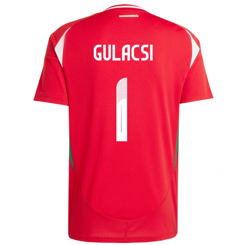 Niño Fútbol Camiseta Hungría Péter Gulácsi #1 Rojo 1ª Equipación 24-26 Perú