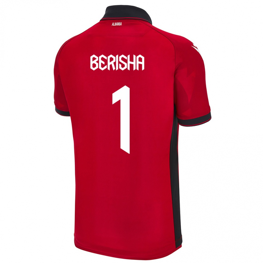 Niño Fútbol Camiseta Albania Etrit Berisha #1 Rojo 1ª Equipación 24-26 Perú