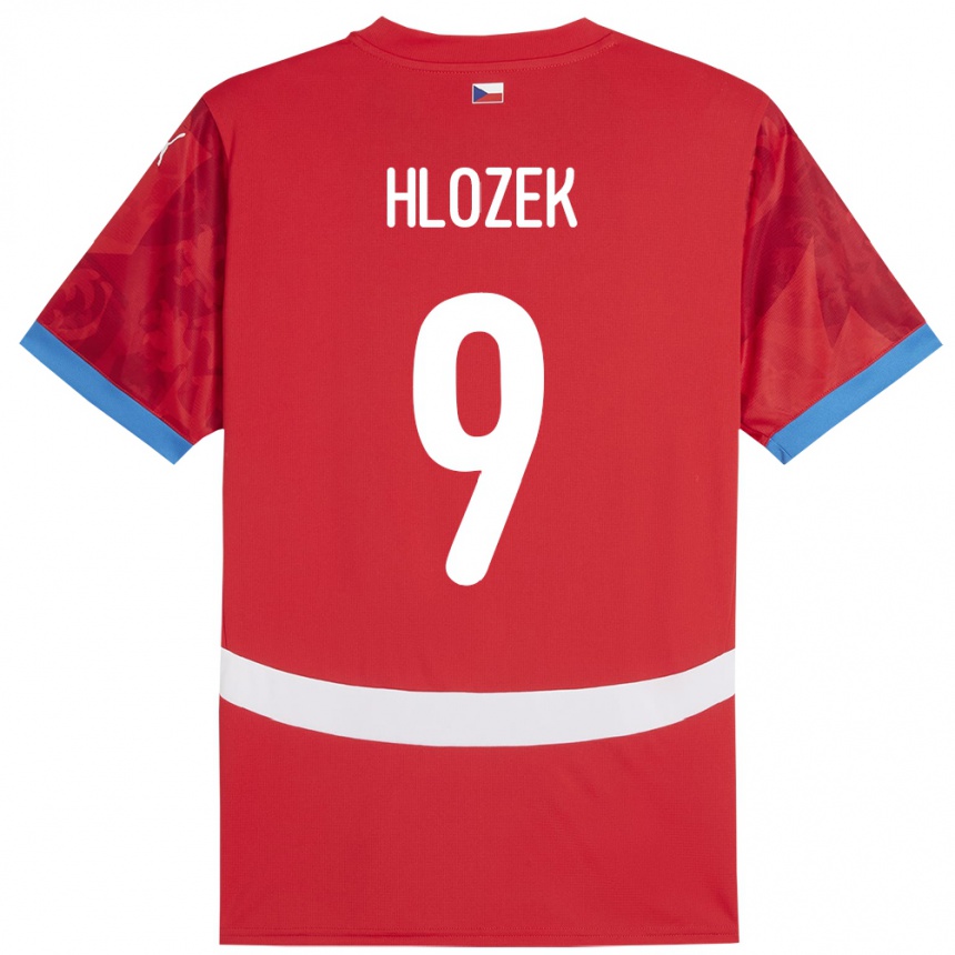 Niño Fútbol Camiseta Chequia Adam Hlozek #9 Rojo 1ª Equipación 24-26 Perú