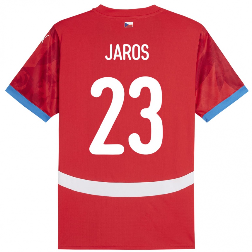 Niño Fútbol Camiseta Chequia Vitezslav Jaros #23 Rojo 1ª Equipación 24-26 Perú