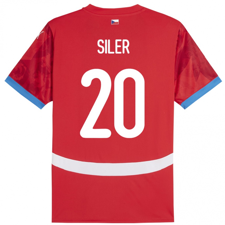 Niño Fútbol Camiseta Chequia Radek Siler #20 Rojo 1ª Equipación 24-26 Perú