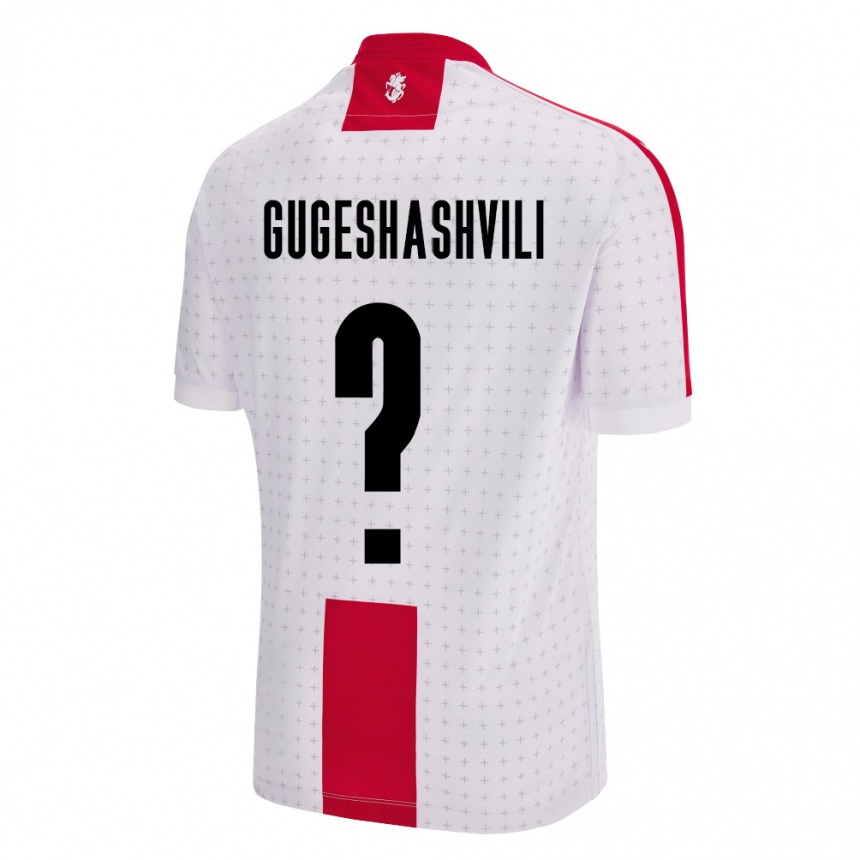 Niño Fútbol Camiseta Georgia Zaza Gugeshashvili #0 Blanco 1ª Equipación 24-26 Perú