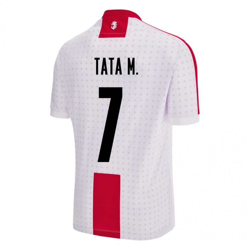 Niño Fútbol Camiseta Georgia Tata Matveeva #7 Blanco 1ª Equipación 24-26 Perú