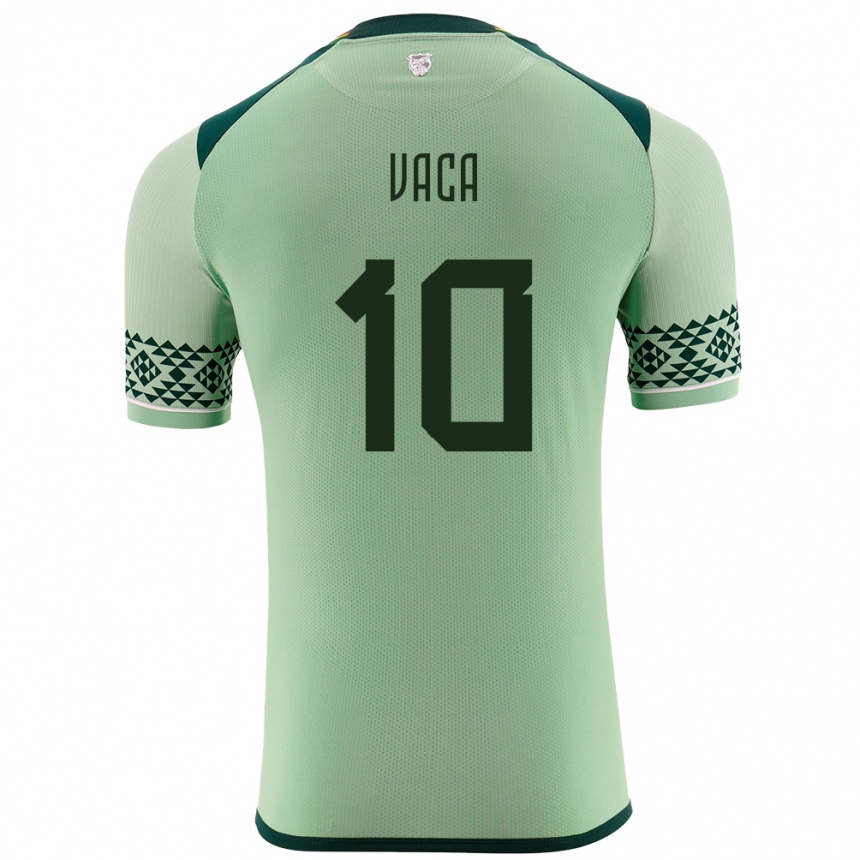 Niño Fútbol Camiseta Bolivia Ramiro Vaca #10 Verde Claro 1ª Equipación 24-26 Perú