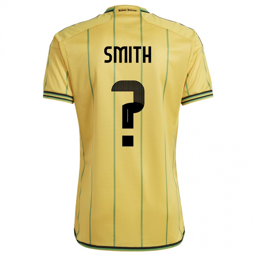 Niño Fútbol Camiseta Jamaica Andrene Smith #0 Amarillo 1ª Equipación 24-26 Perú