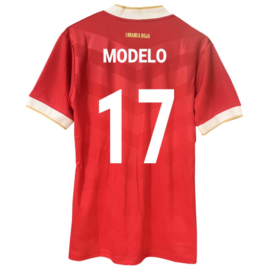 Niño Fútbol Camiseta Panamá Aimar Modelo #17 Rojo 1ª Equipación 24-26 Perú