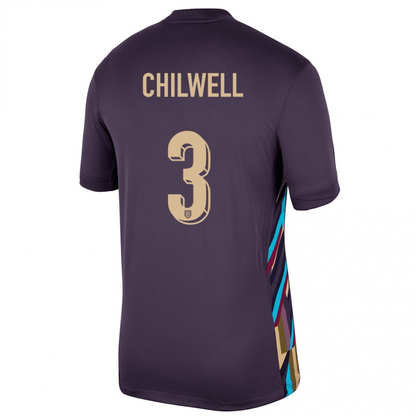 Niño Fútbol Camiseta Inglaterra Ben Chilwell #3 Pasa Oscura 2ª Equipación 24-26 Perú