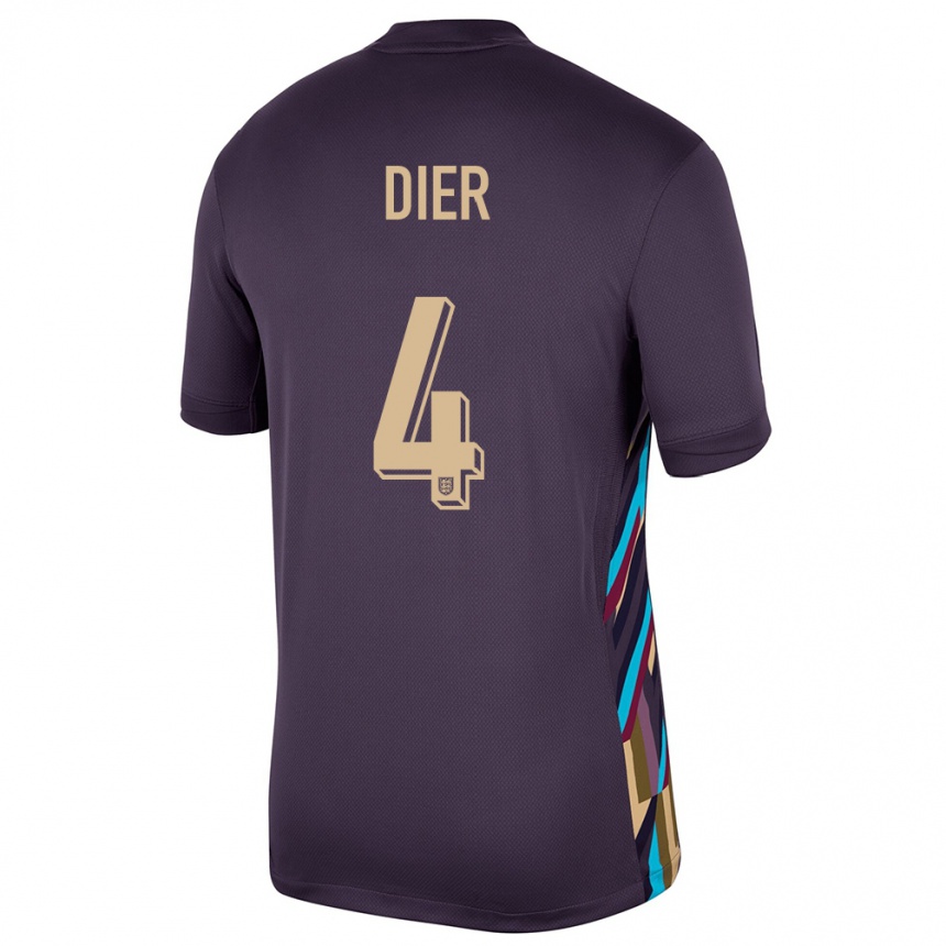 Niño Fútbol Camiseta Inglaterra Eric Dier #4 Pasa Oscura 2ª Equipación 24-26 Perú