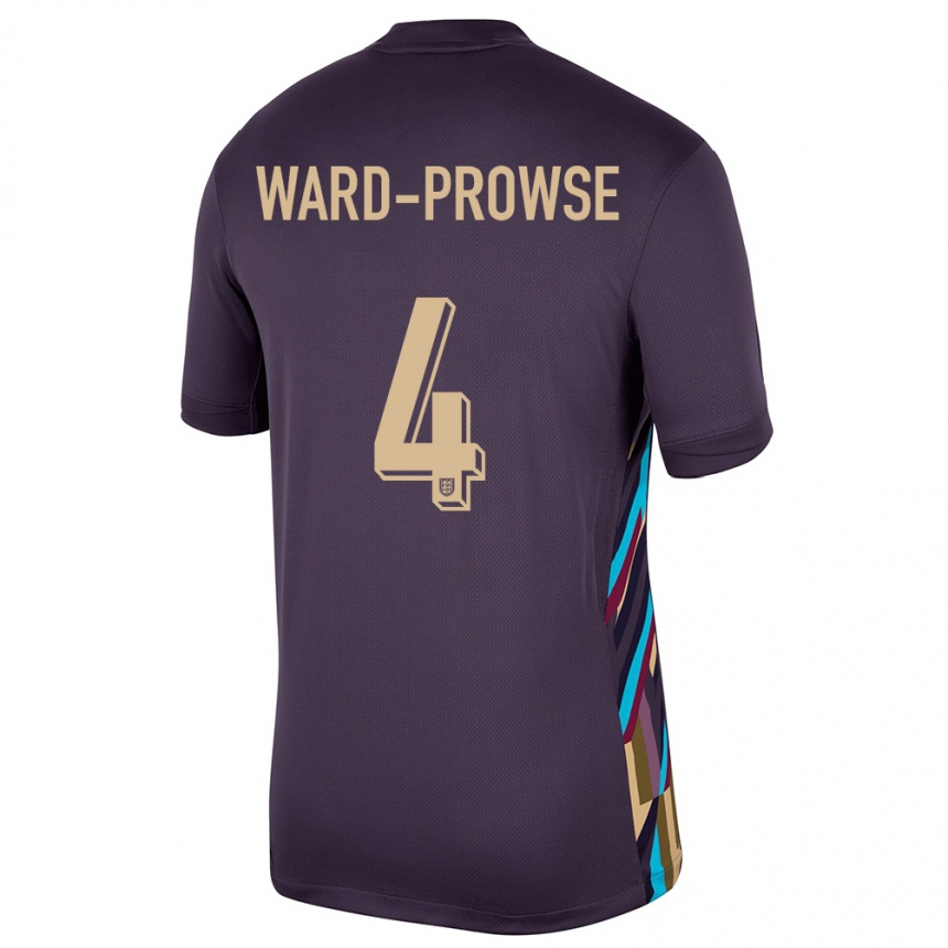 Niño Fútbol Camiseta Inglaterra James Ward-Prowse #4 Pasa Oscura 2ª Equipación 24-26 Perú