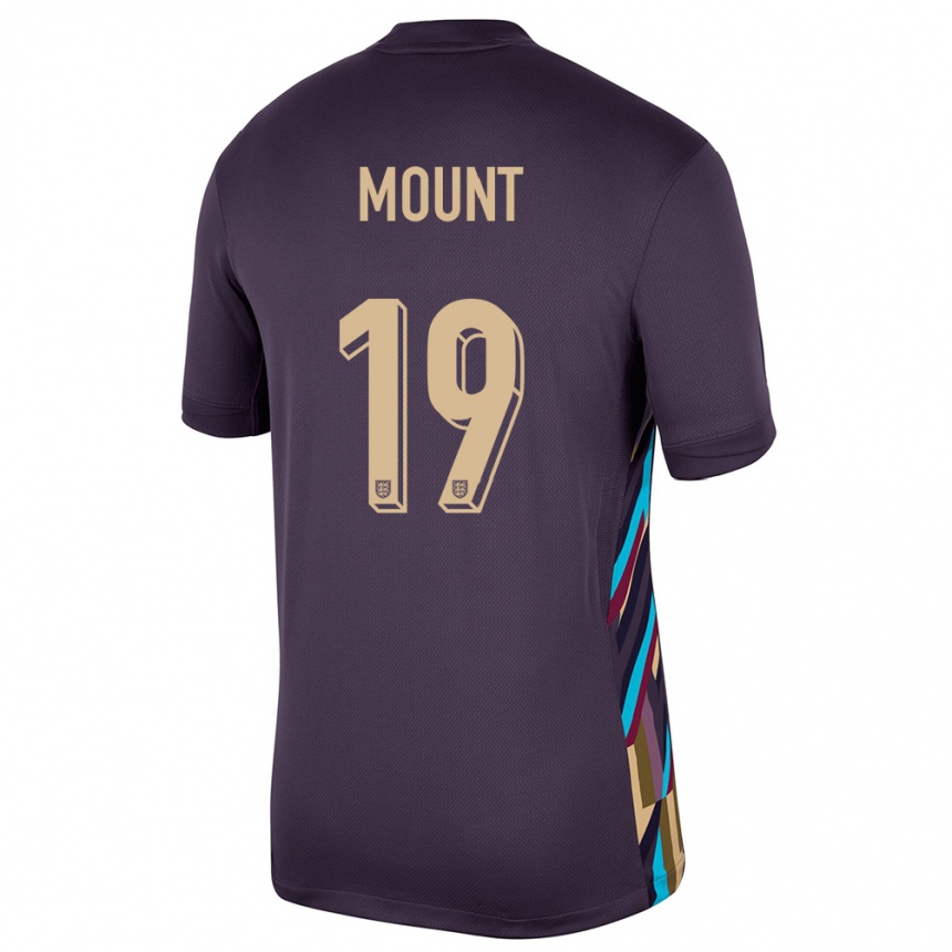 Niño Fútbol Camiseta Inglaterra Mason Mount #19 Pasa Oscura 2ª Equipación 24-26 Perú